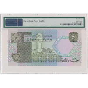 Libya, 5 Dinars (ca. 1991)