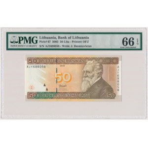 Lithuania, 50 Litu 2003