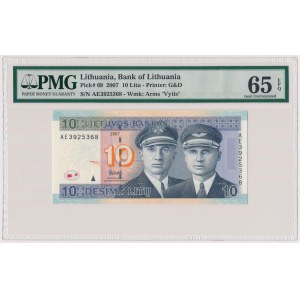 Lithuania, 10 Litu 2007