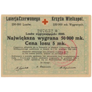 Loterja Czerwonego Krzyża Wielkopol., Los na 5 mk 1920