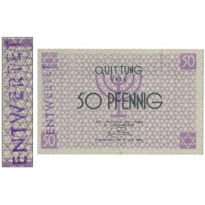 Getto 50 fenigów 1940 - ENTWERTET - No 000382