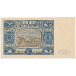 NIEOBIEGOWE 100 złotych 1948 - Ser.AA 0000000
