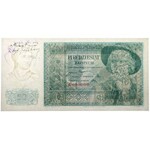 Londyn, 50 złotych 1939 - A 000000 - znak wodny od 10 złotych