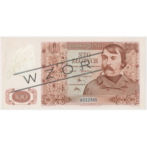 Londyn, 100 złotych 1939 - WZÓR - A 012345