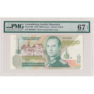 Luksemburg, 5.000 francs 1996