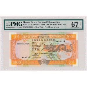 Macau, 1.000 Patacas 1999