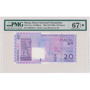 Macau, 20 Patacas 2005 (2006)