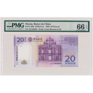 Macau, 20 Patacas 2008