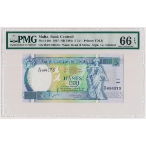 Malta, 5 Liri 1967 (1994)