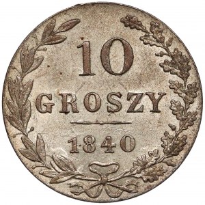 10 groszy 1840 MW, Warszawa