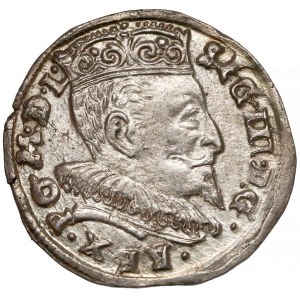 Zygmunt III Waza, Trojak Wilno 1595 - Chalecki - rozetki