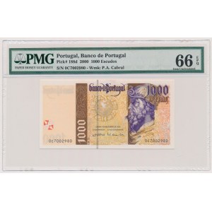 Portugalia, 1.000 escudos 2000