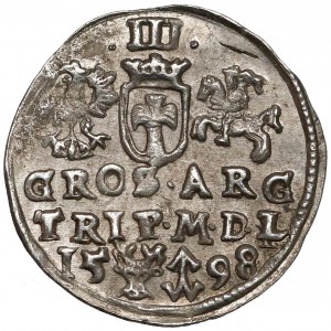 Zygmunt III Waza, Trojak Wilno 1598 - Chalecki
