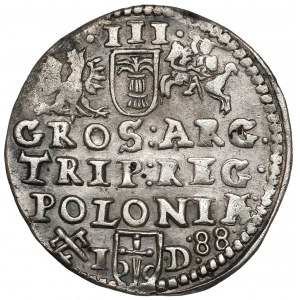Zygmunt III Waza, Trojak Poznań 1588 ID 