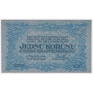 Czechoslovakia, 1 Koruna 1919