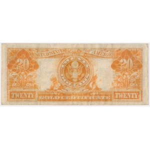 USA, 20 dollars 1922, Gold Certificate