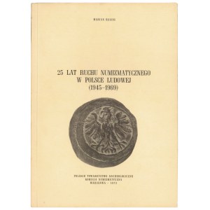 25 lat Ruchu numizmatycznego w Polsce Ludowej (1945-1969), M. Haisig