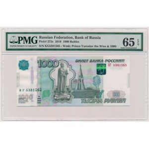 Russia, 1.000 Rubles 2010
