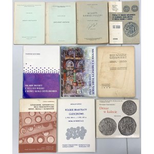 Zestaw literatury numizmatycznej (10szt)