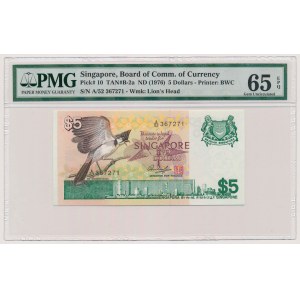 Singapur, 5 dollars (1976)