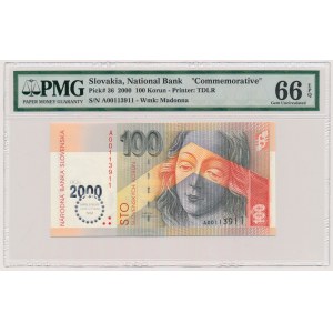 Słowacja, 100 korun 2000 - Millennium