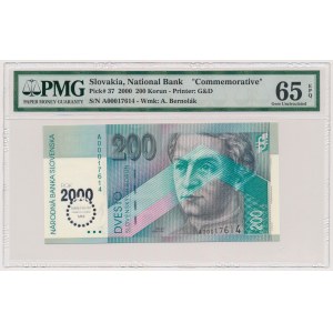 Słowacja, 200 korun 2000 - Millennium