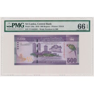 Sri Lanka, 500 rupees 2010