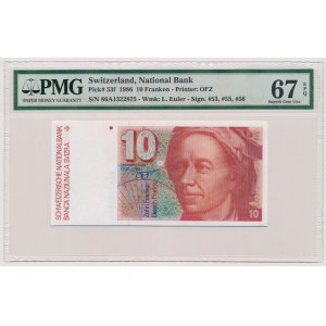 Schweiz, 10 Franken 1986