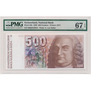 Switzerland, 500 Franken 1986
