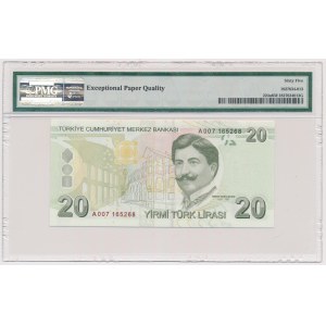 Turkey, 20 Lira 2009