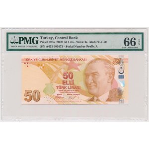 Turcja, 50 lira 2009 