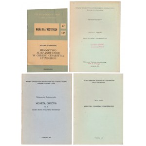 Mennictwo antyczne - 4 broszurki w j. polskim