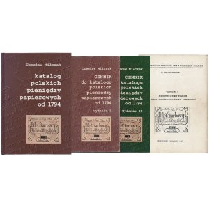 Katalog polskich pieniędzy papierowych od 1794, Miłczak 2002 + cenniki