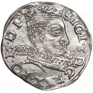 Zygmunt III Waza, Trojak Wschowa 1598 - litery HR-K - rzadszy