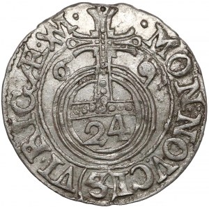 Karol XI, Półtorak Ryga 1669 - RIGAE