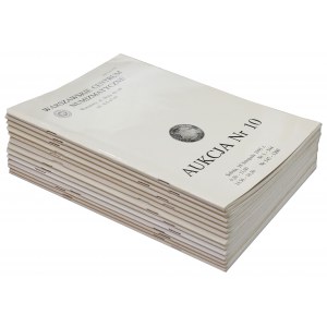 Katalogi aukcyjne WCN nr 10-20 i PTN nr 6-7, 11 (13szt)