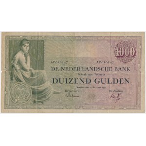 Holandia, 1.000 gulden 1931