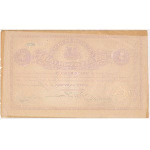 Dominikana, 5 pesos 1875