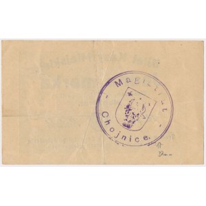 Chojnice, 1 marka 1920 - polski stempel