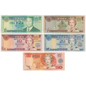 Fiji, 2-50 Dollars (2000-2002) - set (5pcs)