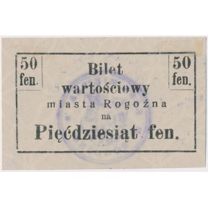Rogoźno, 50 fenigów (1919) - polski stempel