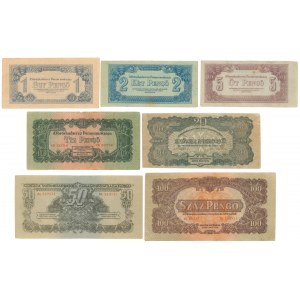 Hungary, 1-100 Pengo 1944 (7pcs)