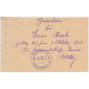Kamin (Kamień), 1 mk 1914