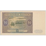 50 złotych 1946 - K - duża litera 