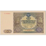 50 złotych 1946 - N - duża litera 