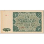 20 złotych 1947 - Ser.D 