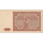 100 złotych 1947 - Ser.E - duża litera 