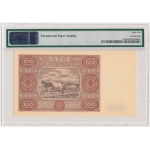 100 złotych 1947 - Ser.E - duża litera 