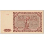 100 złotych 1947 - Ser.E - duża litera 