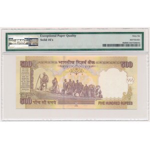 Indie, 500 rupees 2006 - SOLID 7DH 444444